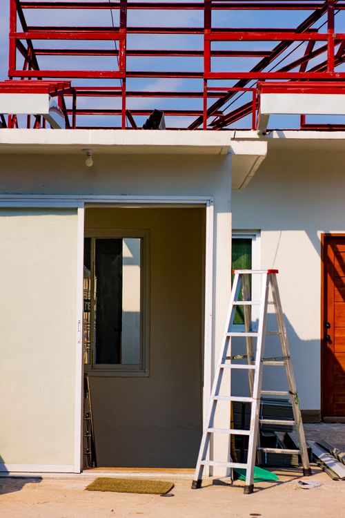 Residential renovation in progress